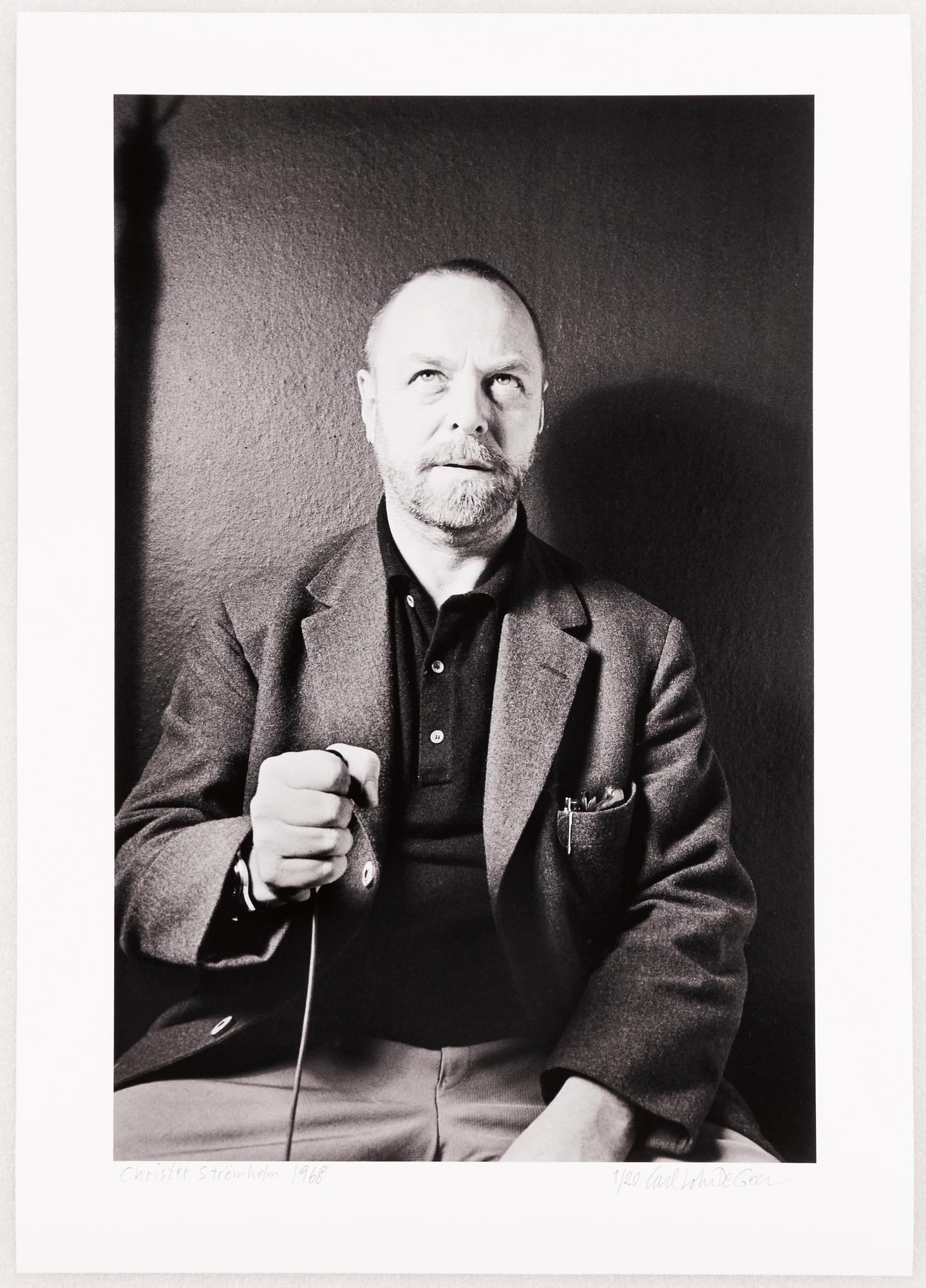 Carl Johan De Geer, "Christer Strömholm 1968".