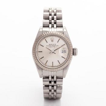 Rolex, Oyster Perpetual Date, wristwatch, 26 mm.