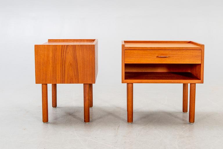Hans J Wegner, sängbord ett par Ry möbler Danmark 1900-talets senare del.
