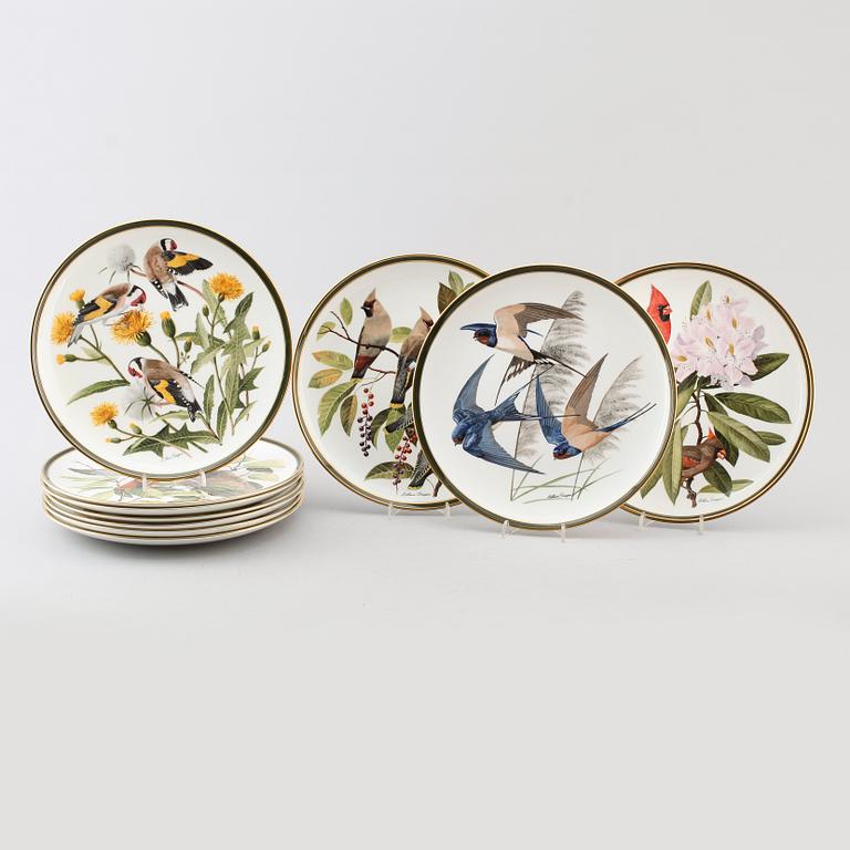 TALLRIKAR, 10 st, porslin, Franklin Porcelain, 1900-talets andra hälft.