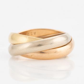 Cartier, ring, "Trinity", 18K guld i tre färger.