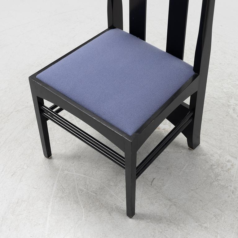 Charles Rennie Mackintosh, an 'Argyle' chair, Cassina.