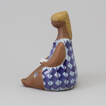 LISA LARSON, a stoneware figurine 'Amalia' for Gustavsberg.