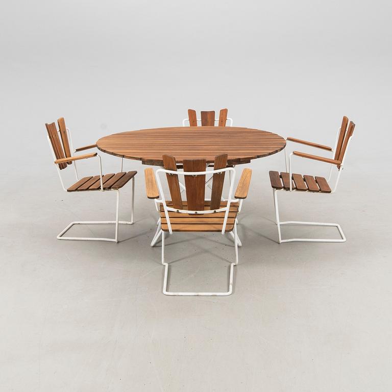 Garden Furniture 5 pcs Mid-20th Century.
