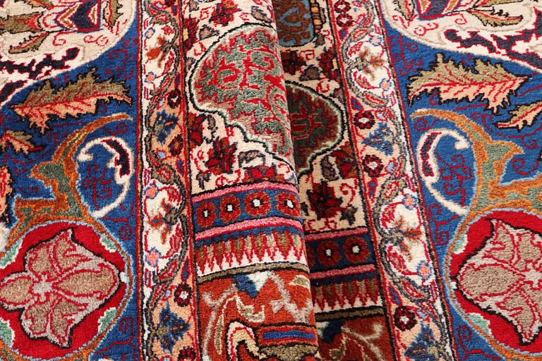 A carpet, Kashmar, c. 326 x 230 cm.