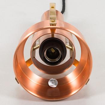 A copper pendant light for Corona group, Denmark, second half of the 20th century.