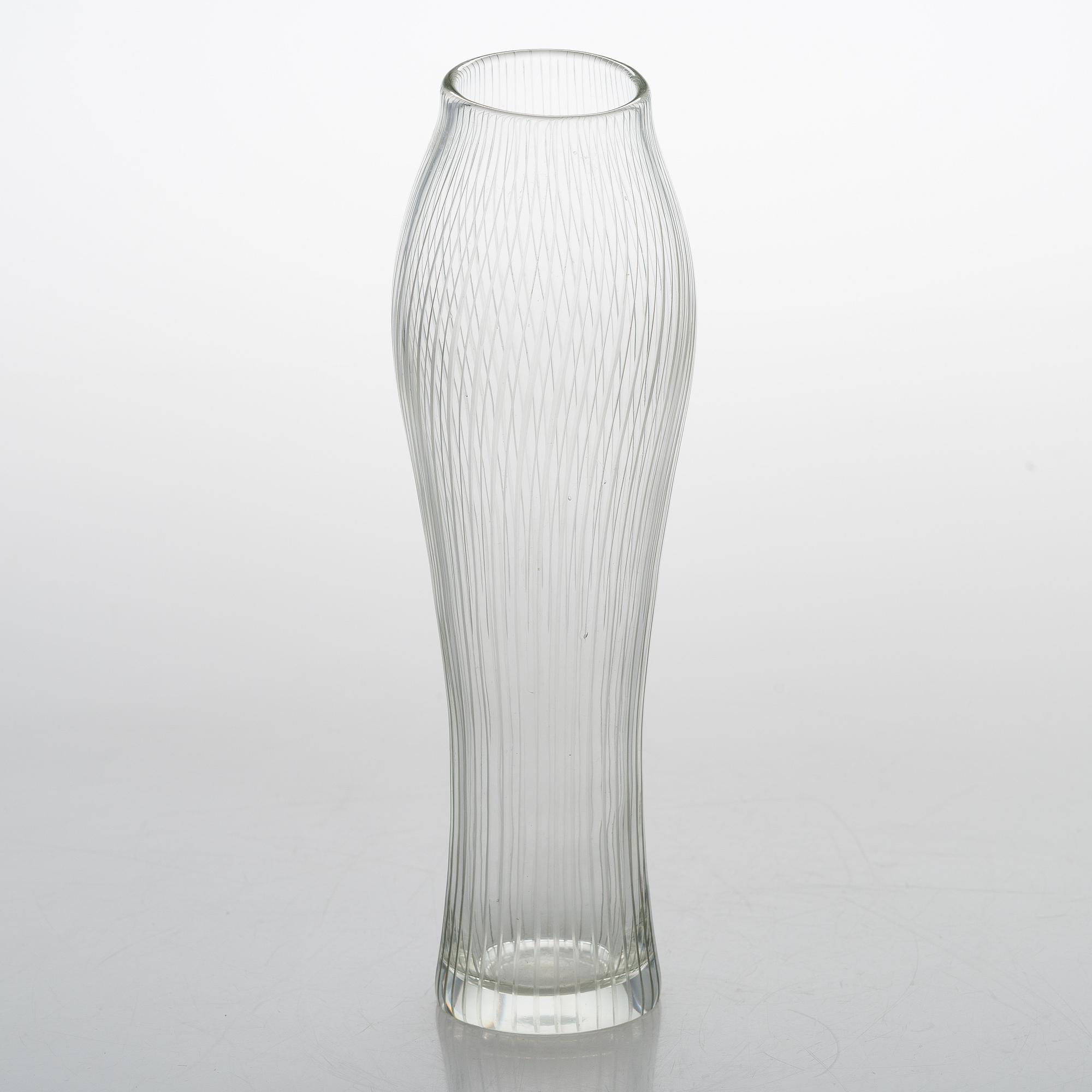 TAPIO WIRKKALA, MALJAKKO, lasia, "Varsanjalka", signeerattu Tapio Wirkkala, Iittala.