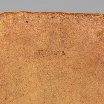 A 19th century creamware jar, Carl Söderberg, Höganäs.