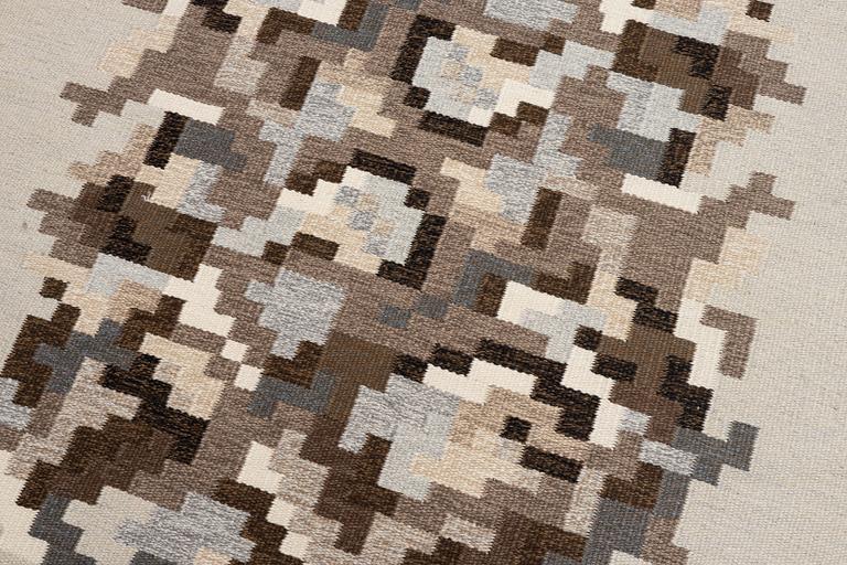 Erik Lundberg, Rug, flat weave, Vävaregården Eringsboda, approx. 195 x 138 cm.