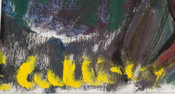 ERLAND CULLBERG, oil on board, signed.