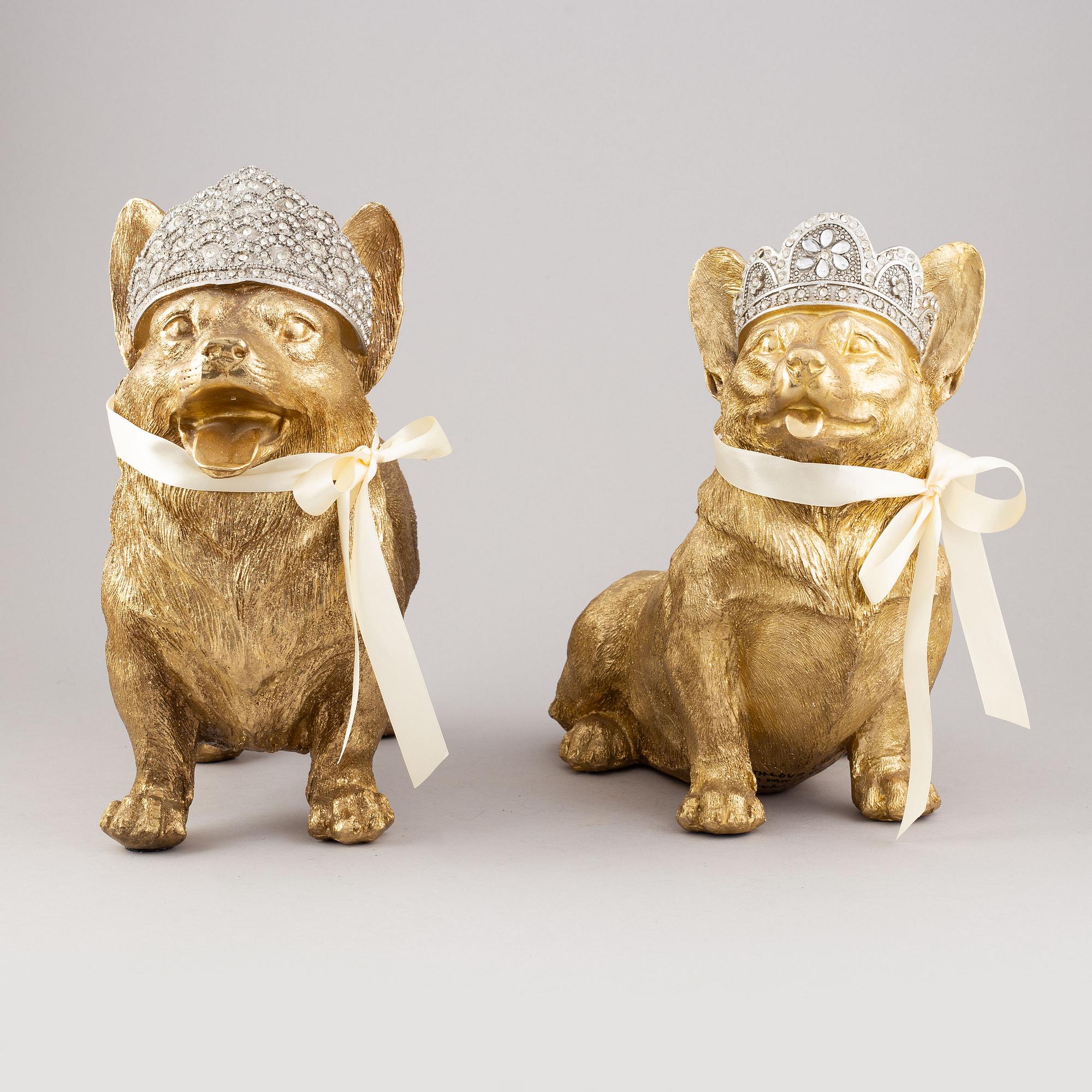 Johanna Lind Bagge & Anders Bagge, skulpturer, ett par, resin.