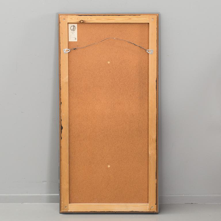 A WALL MIRROR BY EWA WRANGEL AND LARS NILSSON GT ATELJÉ HOVMANTORP 1960-70'S.
