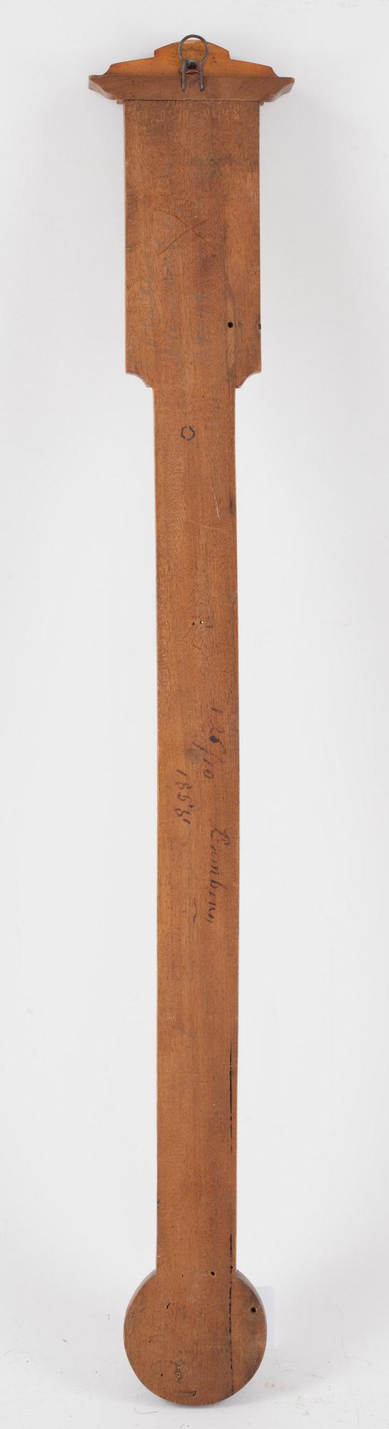 BAROMETER, Francesco Cetti, Stockholm, 1800-tal.