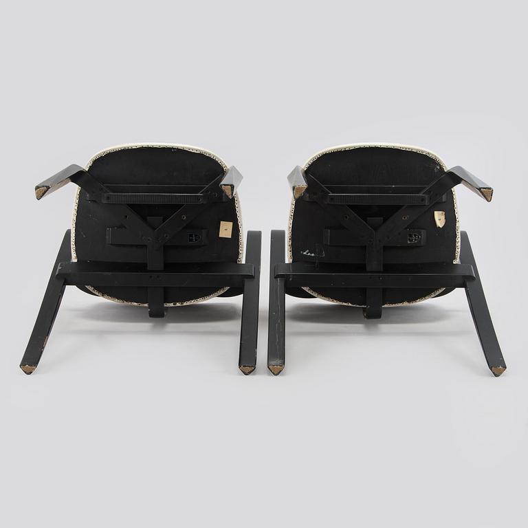 Ilmari Tapiovaara, a set of six 1960s 'Aslak' armchairs for Asko, Finland.