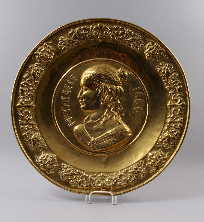 FAT, ett par, mässing, barockstil.