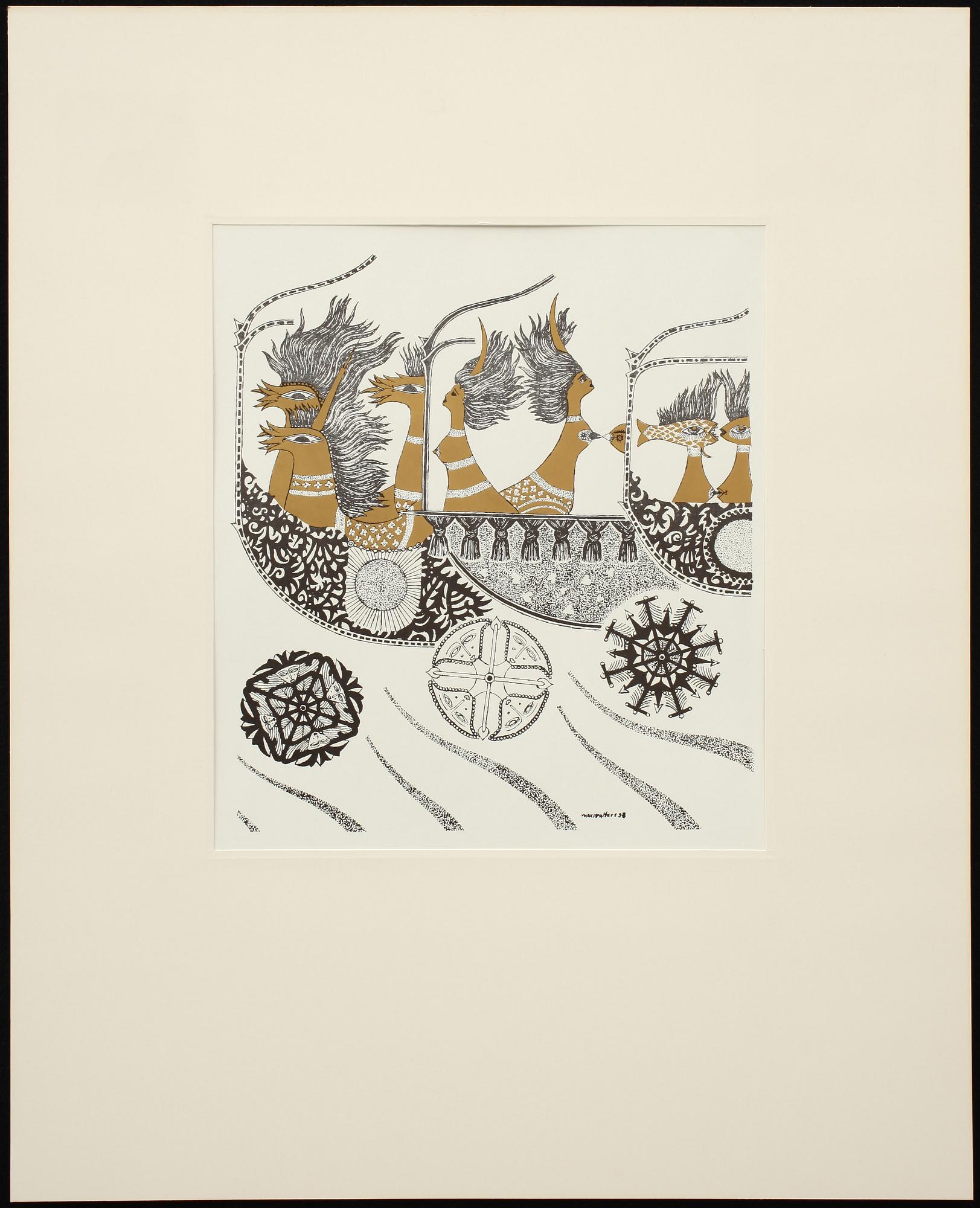 MAX WALTER SVANBERG, 8 st, färgseriegrafier, ej sign.