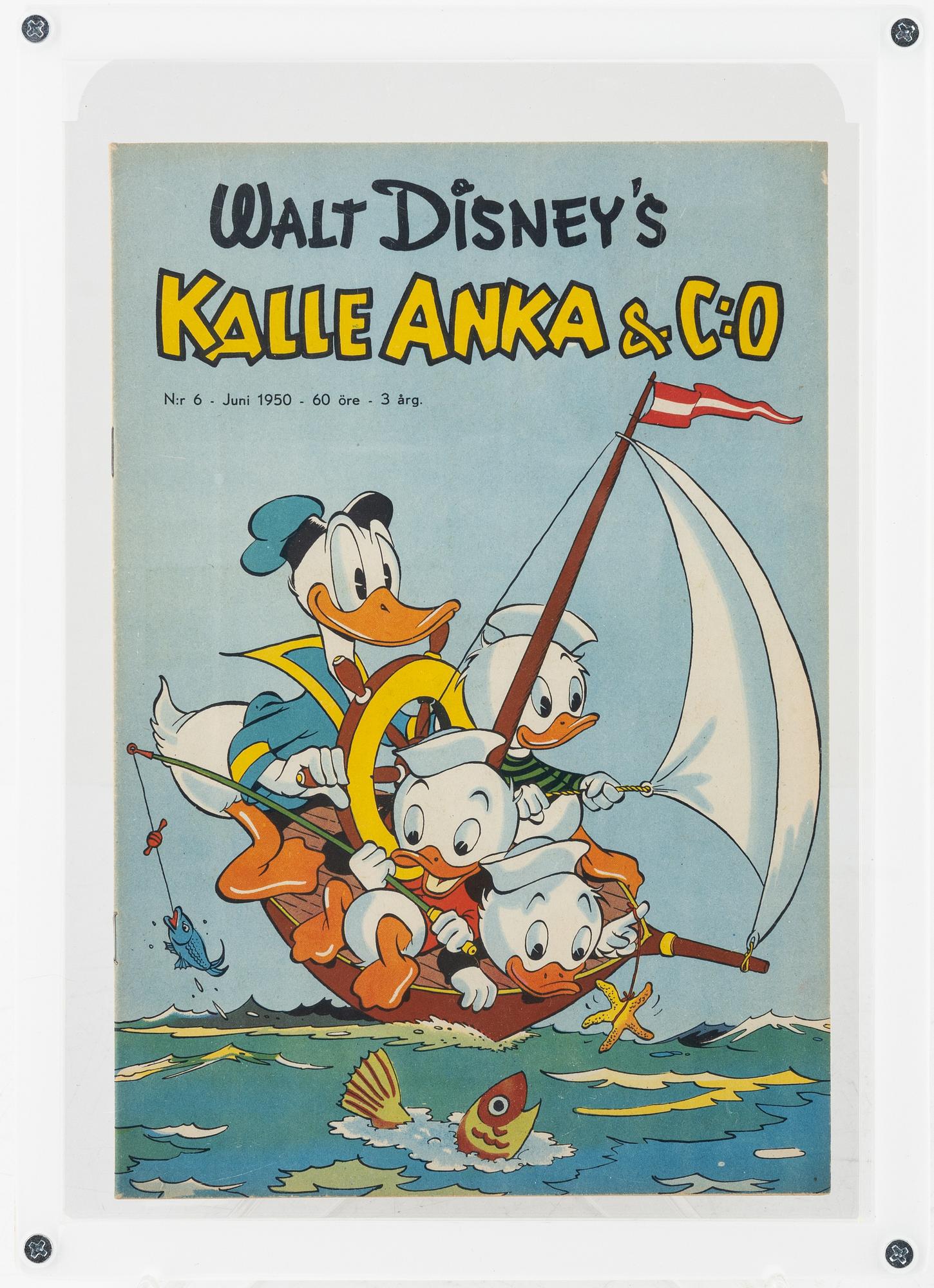 Comic book, "Donald Duck & Co" No. 6, 1950.