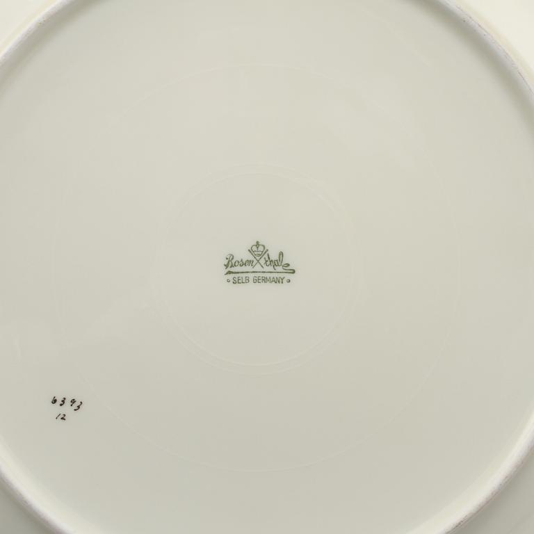 MATTALLRIKAR, 15 st, porslin, Rosenthal, 1900-tal.