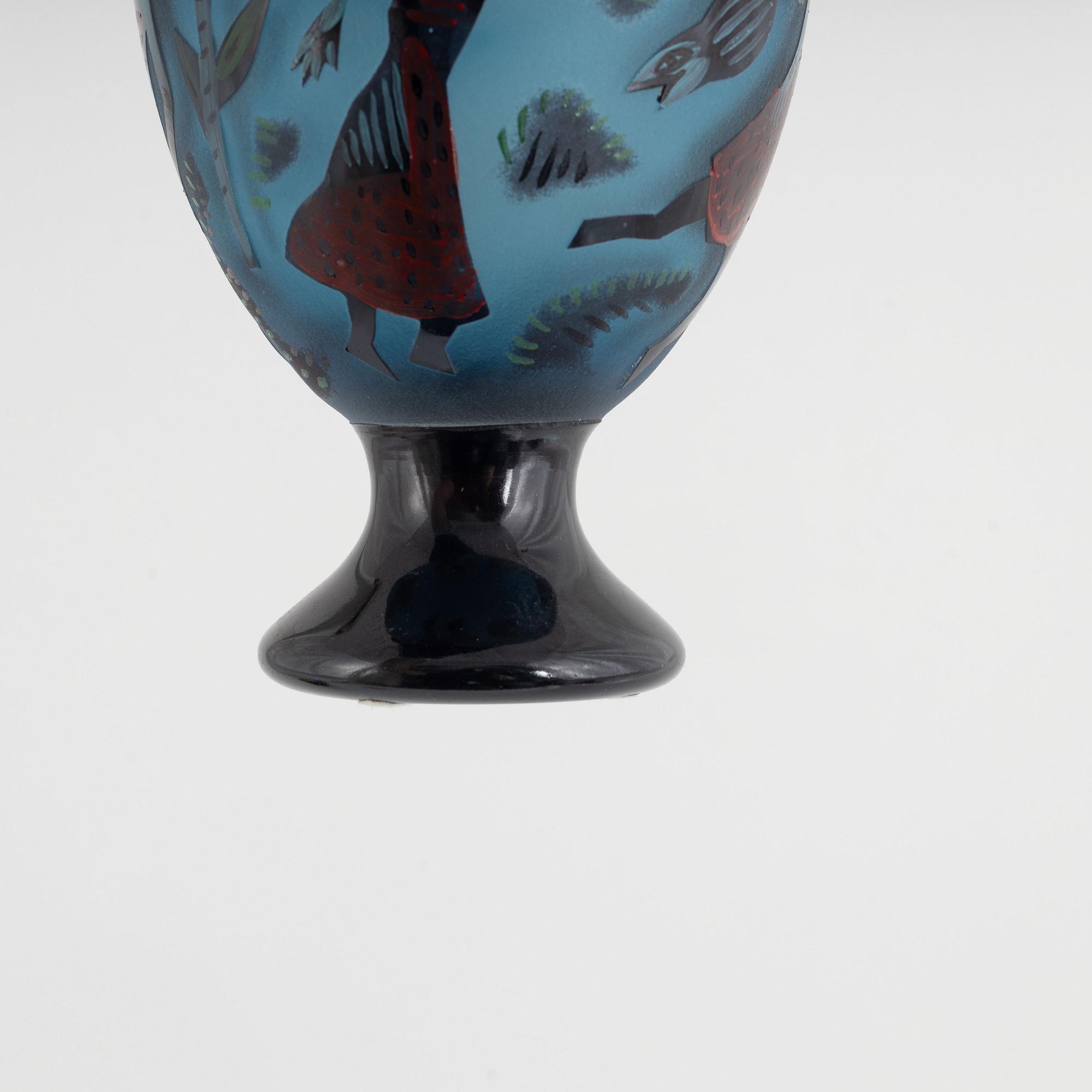 Ulrica Hydman-Vallien, a vase, Unique, Kosta Boda.