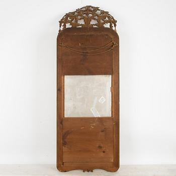 A gilded mirror, second half of the 19th century.