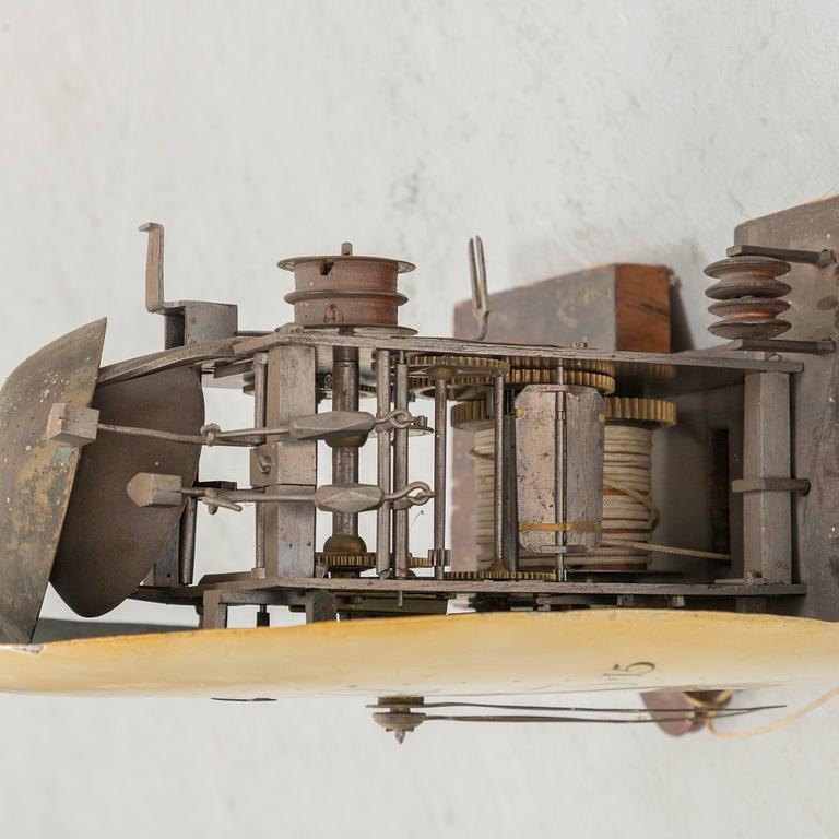 A late Gustavian long case clock, probably Bornholm, circa 1800.