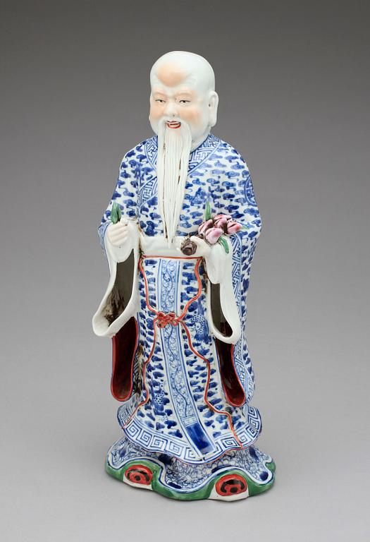 FIGURIN, porslin, Kina, 1900-tal.