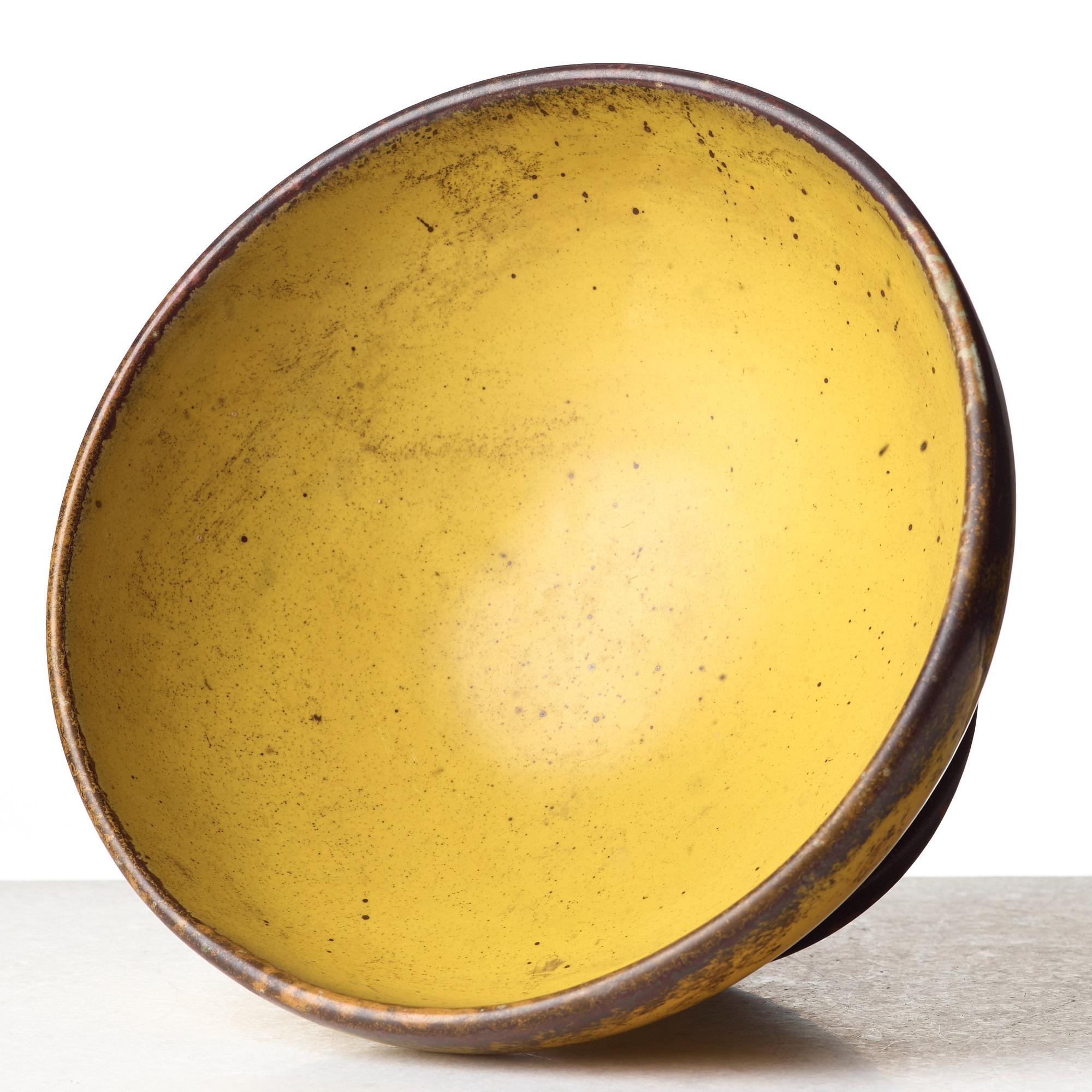 Hans Hedberg, a faience footed bowl, Biot, France.