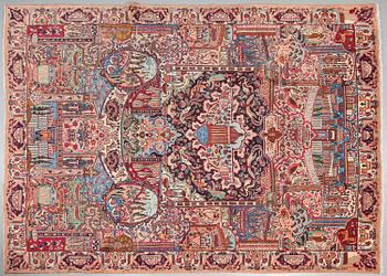 MATTA, Kashmar, modern tillverkning, 386 x 292 cm.