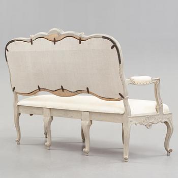 A Swedish Rococo 18th century sofa.