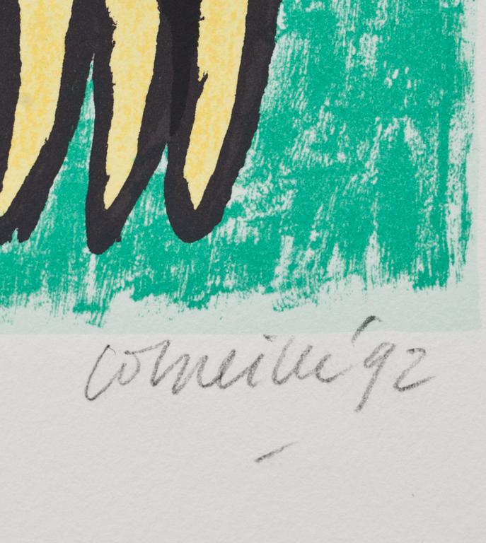 BEVERLOO CORNEILLE, 3 st. Serigrafier, mapp, signerad och daterad 92, HC.