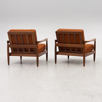 Erik Wørts, a pair of 'Kolding' easy chairs, Ikea, 1960s.