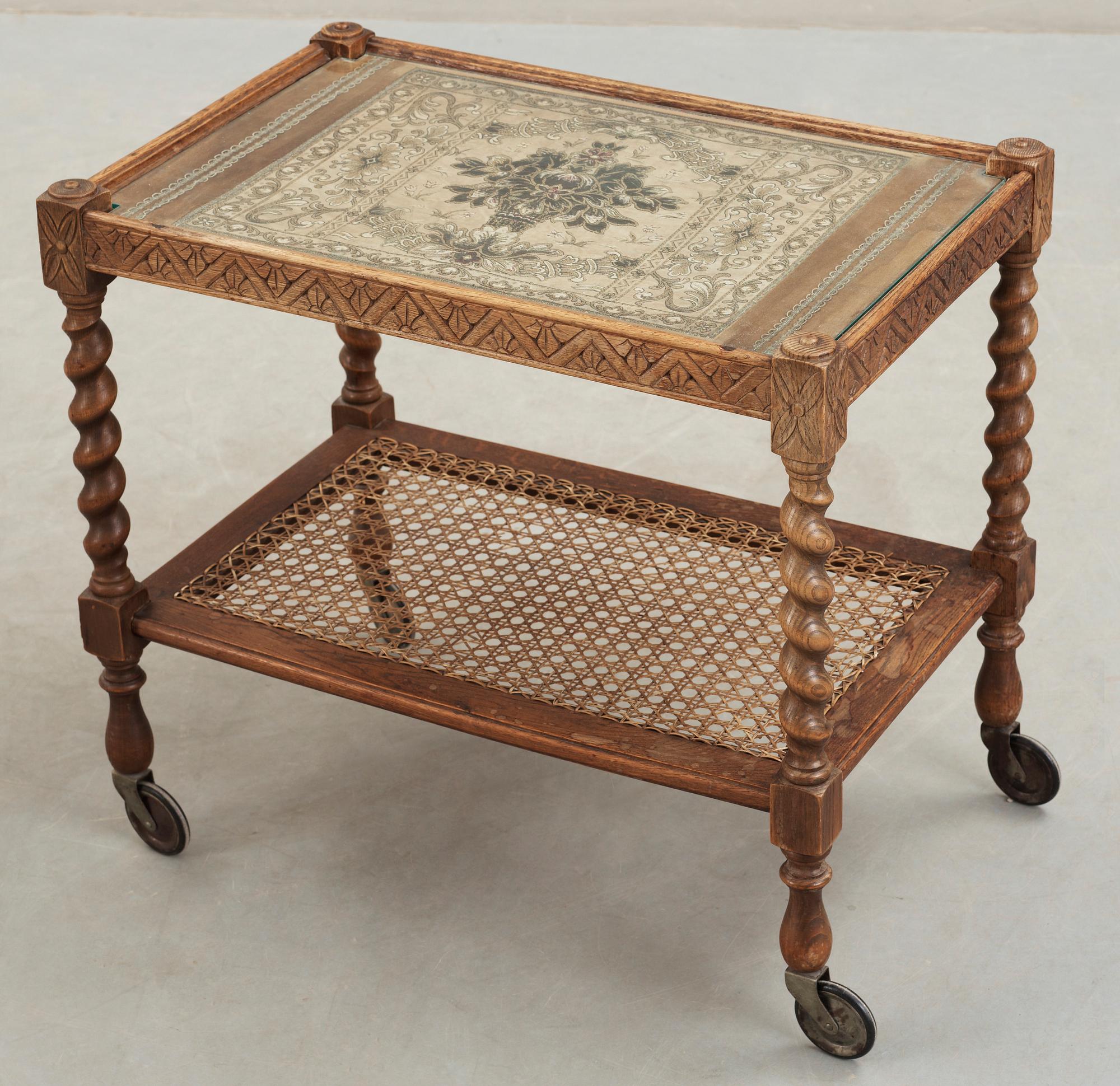 BORD, Barockstil, 1800-talets slut.