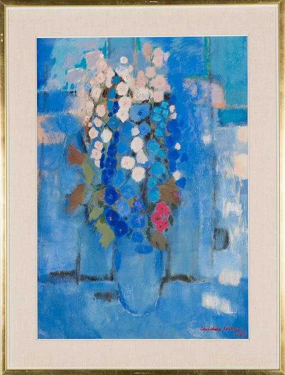 Christina Snellman, 'Blue flowers'.