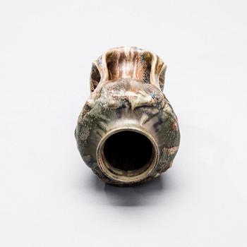 VAS, stengods med kristallglasyr, Denbac, Frankrike 1900-talets början.