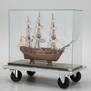 Skeppsmodell, "Bounty", 1900-talets andra hälft.