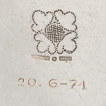 An Asian  silver bowl, Finnish import marks Helsinki 1969.