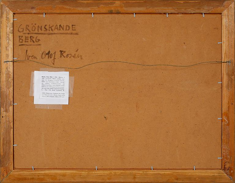 SVEN OLOF ROSÉN, olja på duk, signerad och daterad -57.