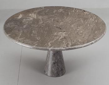 An Angelo Mangiarotti grey marble table, 'M 1' by Skipper, Italy, circa 1972.