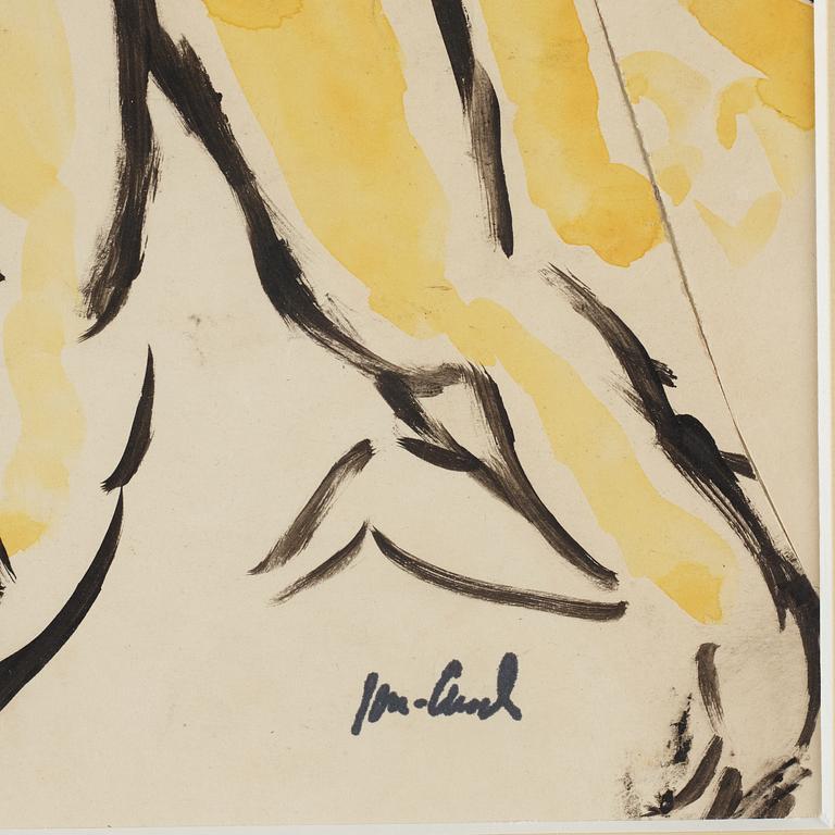 John Jon-And, water colour, signed with stamp.