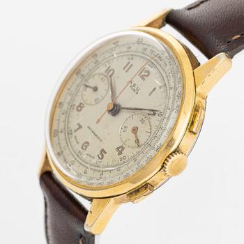 ASU, "Base 1000", "Telemetre", chronograph, wristwatch, 37 mm.