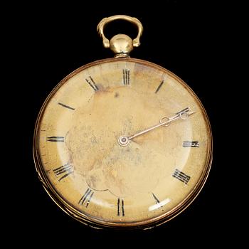 HERRFICKUR, 14k guld, Frankrike, omkring år 1900.