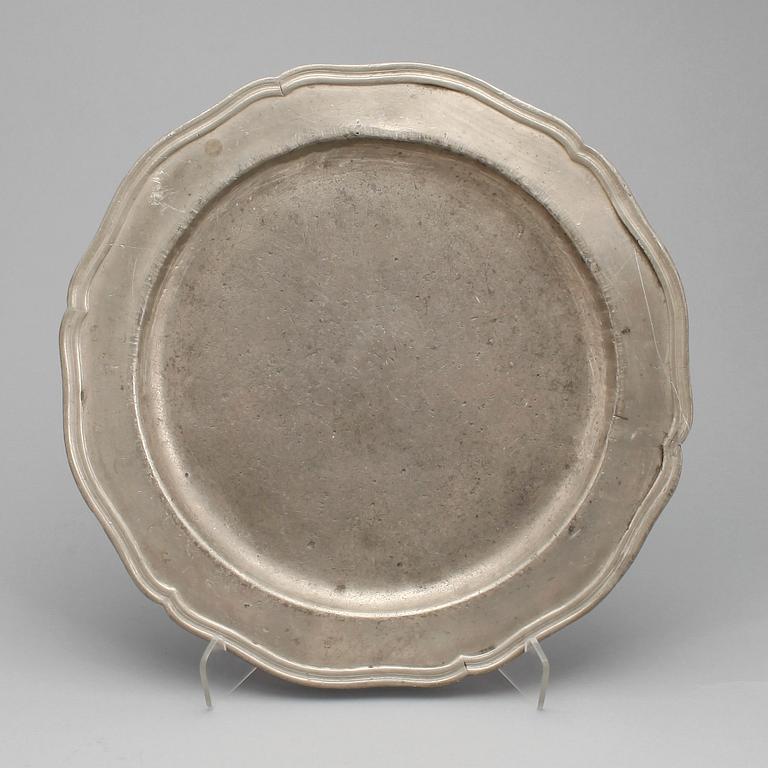 FAT, tenn, Rokoko, troligen Johan Petter Broman verksam 1779 - 1785, Vimmerby.