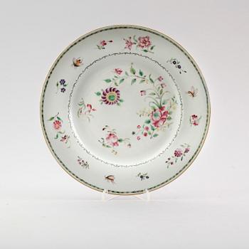 TALLRIK, porslin, Kina, 1700-/1800-tal.