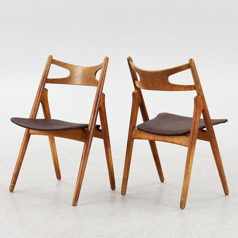 Hans J. Wegner, four model CH-29 chairs Carl Hansen & Søn, mid-20th century.