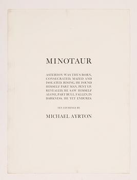 Michael Ayrton, "Minotaur", 2 st.