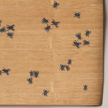 Ed Ruscha, "Flies (from Insects Portfolio)".