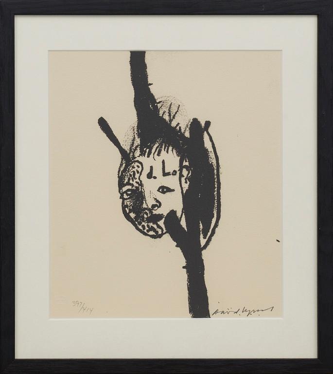 DAVID LYNCH, lithograph signed and numbered 397/414.
