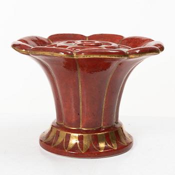 Wilhelm Kåge, a tulip vase, Gustavsberg, 1928.