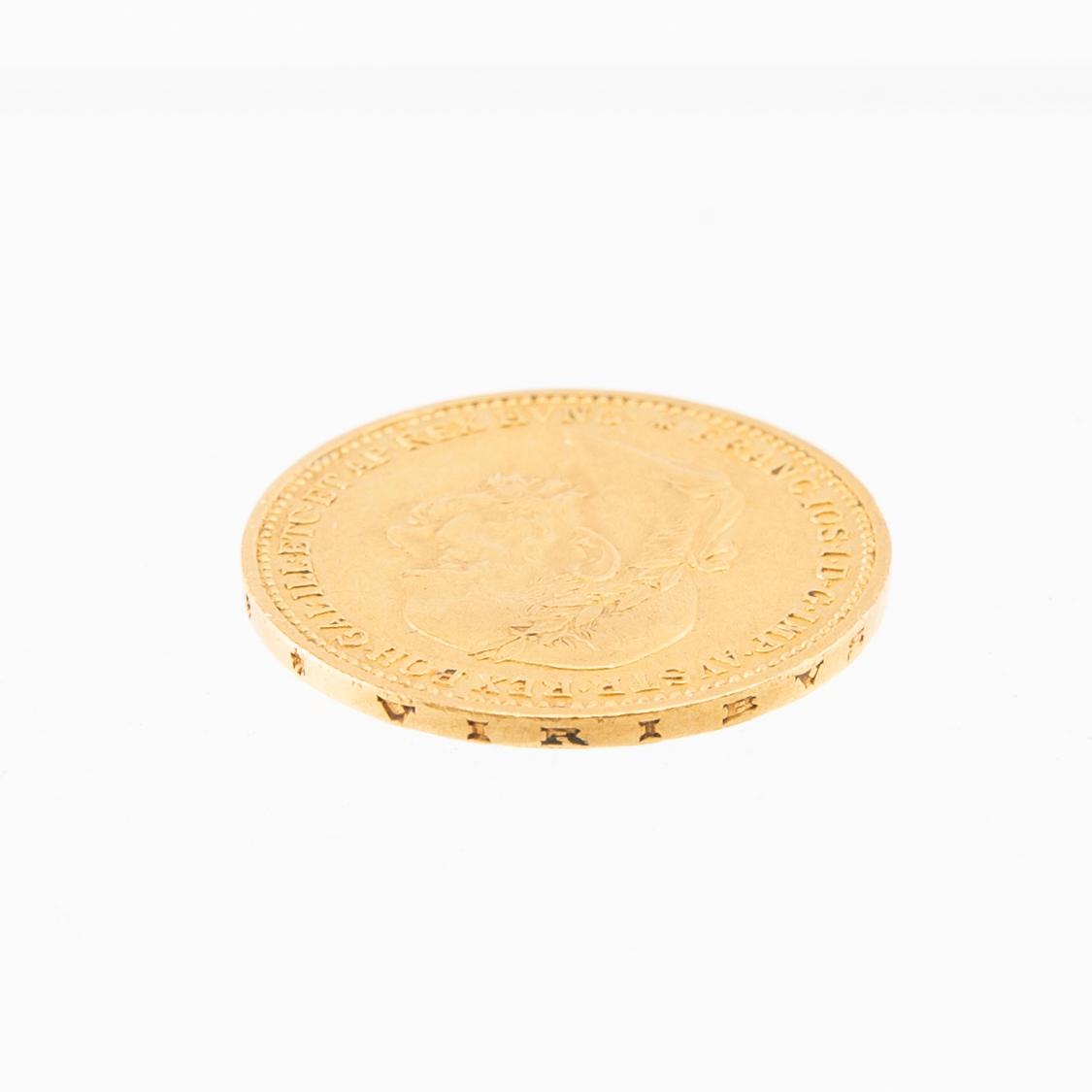 Gold coin 20 corona 1904 Austria/Hungary Franz Joseph I.