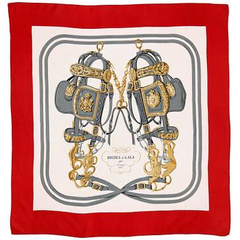 864. HERMÈS, silk scarf, "Bride de Gala".